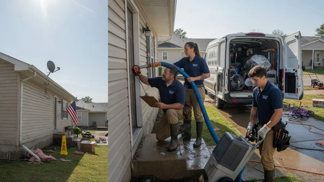 Ceiling Water Damage Restoration in Waterville, OH near me